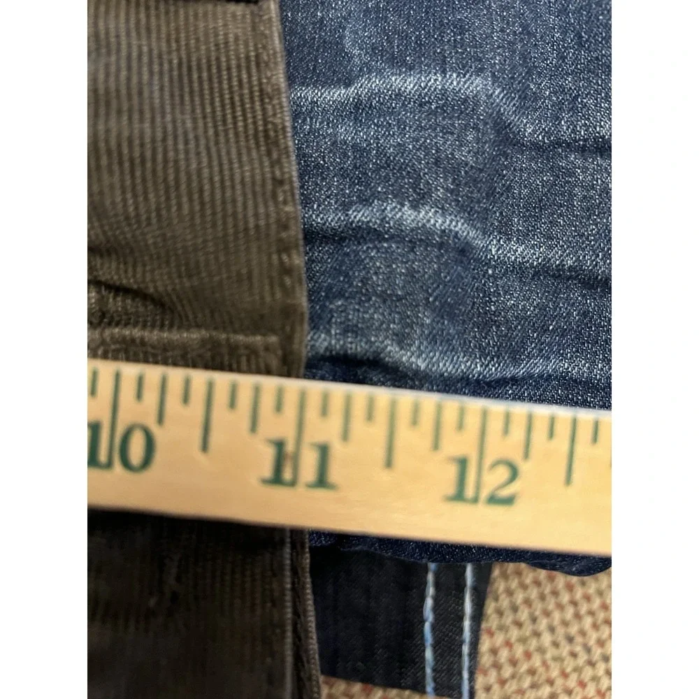 Levi's White Tab 514 Slim Straight Fit Corduroy Pants 36x34 Brown Vintage Mens